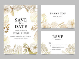 Hochzeitseinladungen - Save-the-Date Karte, Thank You Karte
